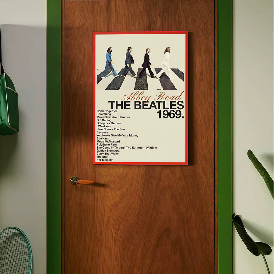T-The-B-Beatles Rock Band DIY Sticky Poster Wasserdichte Papier Aufkleber für Wandgestaltung in Kaffeehaus und Bar - Bild 4