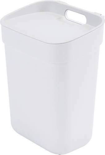 Curver READY TO COLLECT Mülleimer mit Klappdeckel, Weiß, 10 l, B/H/T: 18,6 x 32,9 x 25,0 cm - Bild 1
