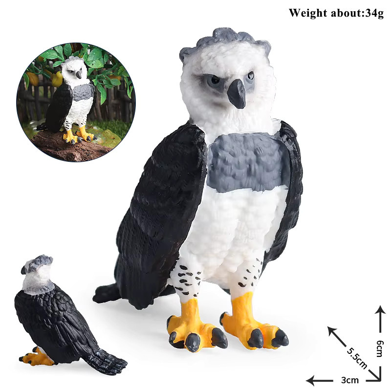 Oenux Adler Actionfigur aus PVC für Garten Dekoration und als Spielzeug für Kinder - Bild 3