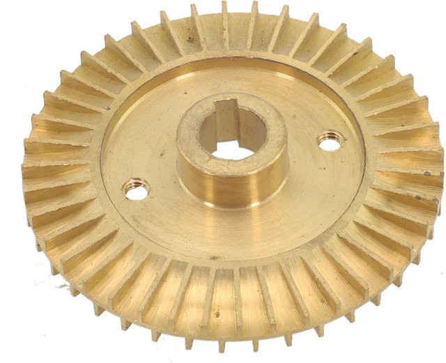 LEENKEA Messing-Wasserpumpenlaufrad in Gold als Ersatzteil für selbstansaugende Pumpen - Bild 1