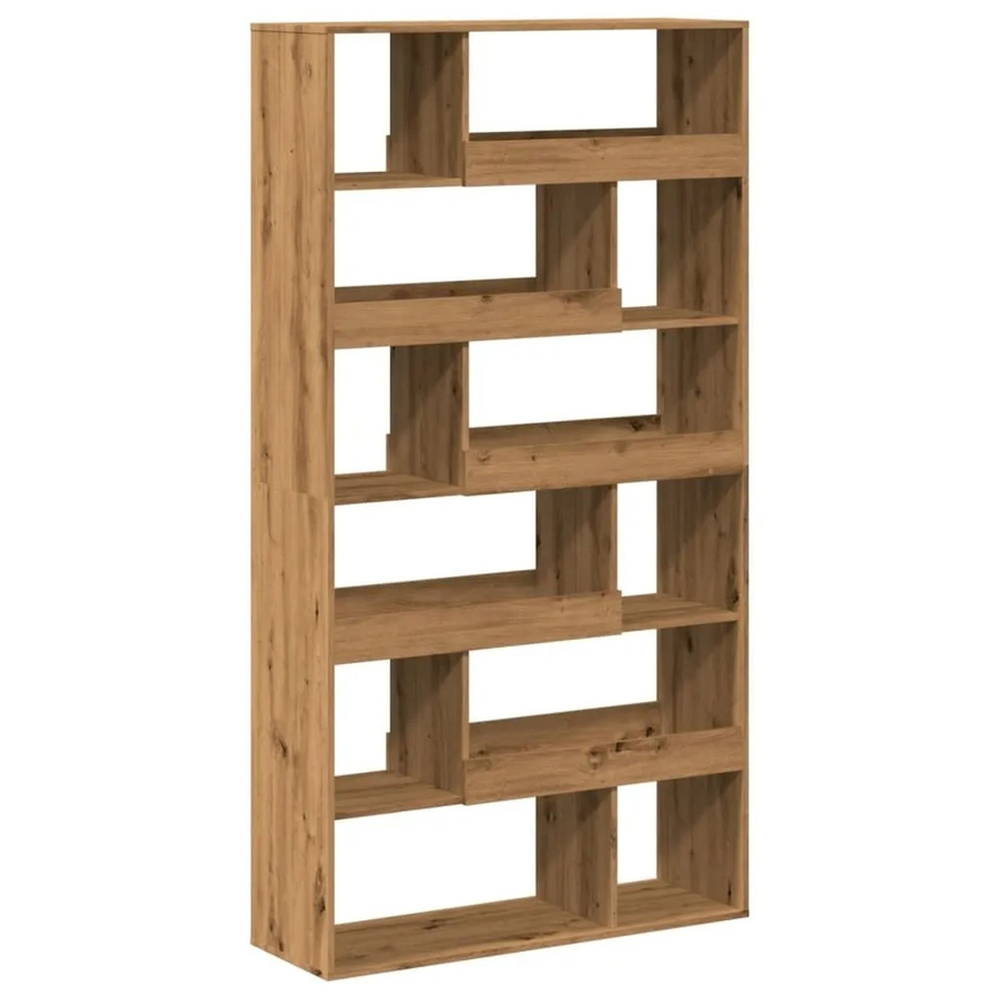 vidaXL Raumteiler Artisan-Eiche in Braun, B/T/H: 100 x 33 x 187,5 cm - Bild 2