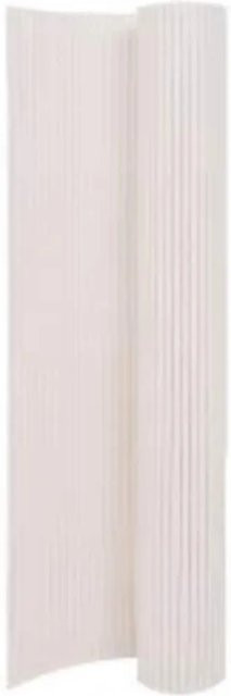vidaXL Gartenzaun doppelseitig aus PVC in Weiß, H: 110 cm, B: 300 cm - Bild 1