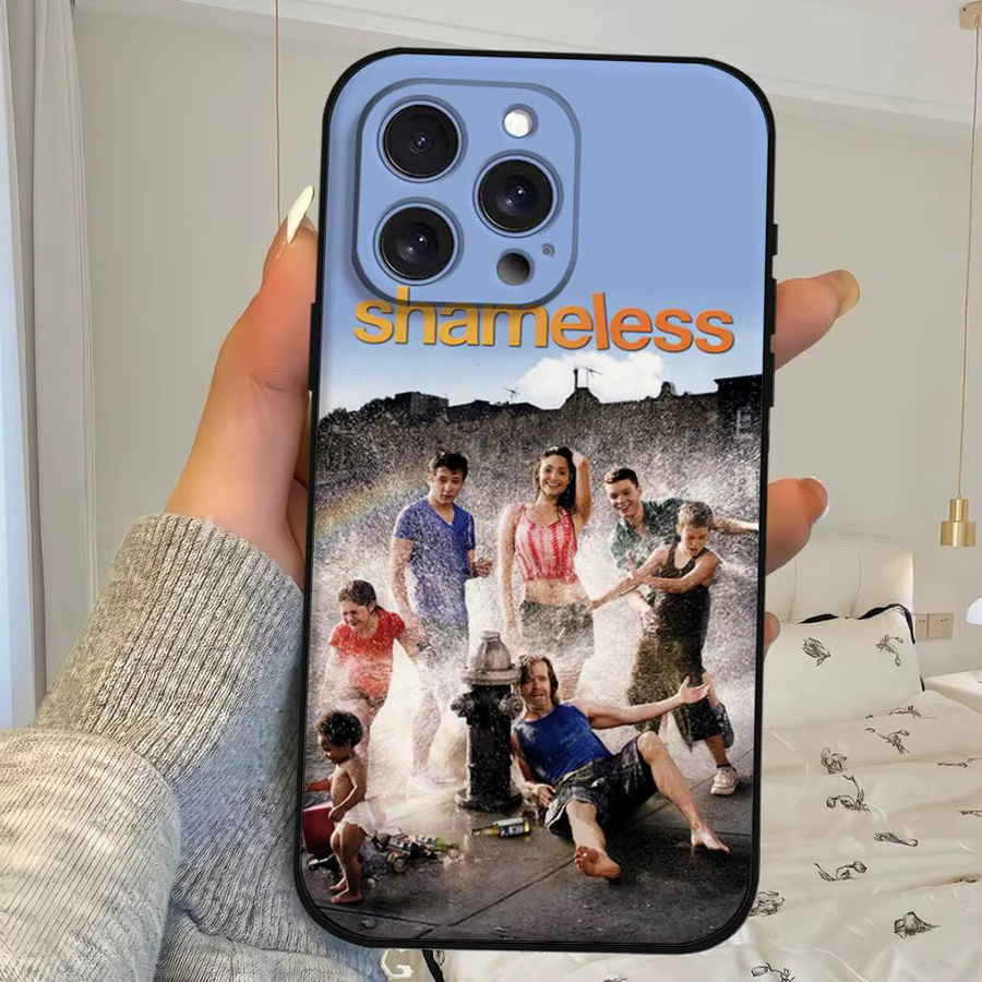Shameless TV-Show Handyhülle aus schwarzem Silikon für iPhone 17 16 15 14 13 12 11 Pro Max Mini X Xs XR - Bild 3