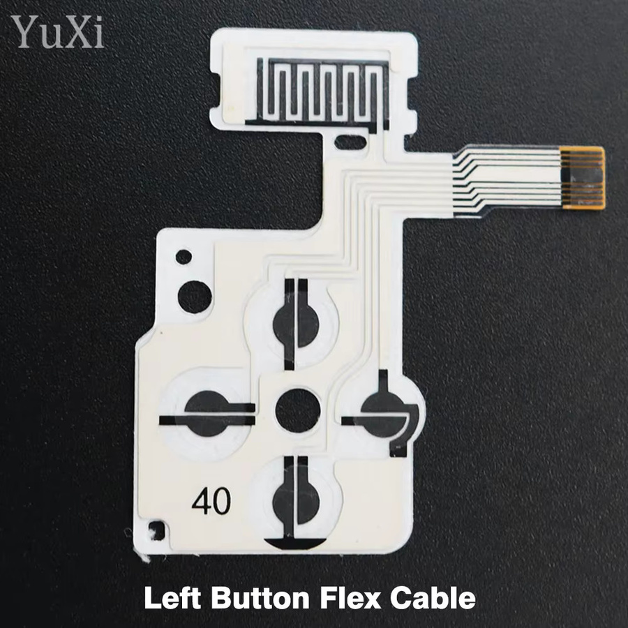 YuXi Flex-Kabel Set für PSP 1000, 1001, 1004, 1008 zur Reparatur von Kreuz-Taste, L/R-Taste und Lautstärketasten - Bild 2