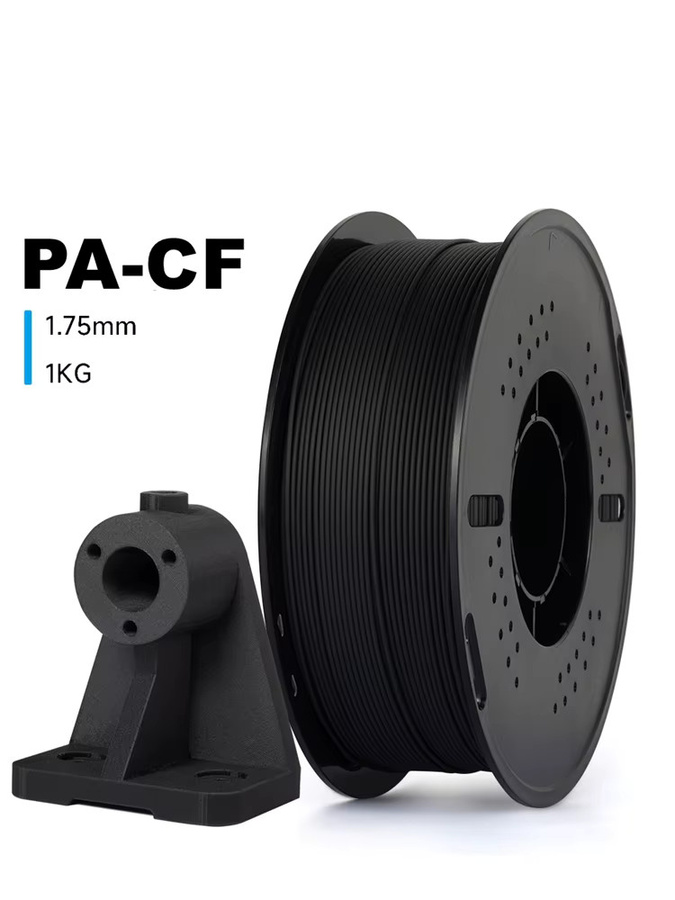 KINGROON Carbonfaser-Nylon Filament PA-CF, 1,75 mm, 1 kg, Schwarz - Bild 6