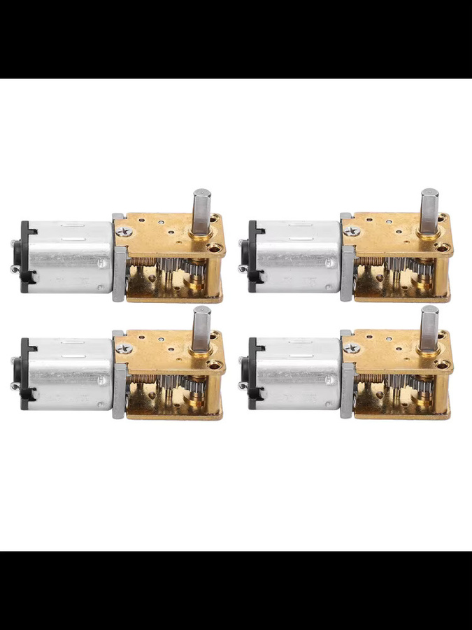 Hilitand Mini Getriebemotor mit Schneckengetriebe und Bürstenmotor in Silber, Modell 1218GEN20 - Bild 4