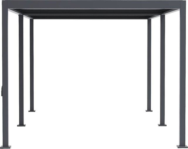 Aluminium Pergola in Anthrazit B/H/L: 296 x 247 x 583 cm - Bild 1