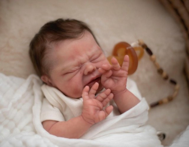 NPK Bebe Reborn Kit Vincent, unvollendete Puppenteile, Silikon, Bunt - Bild 1