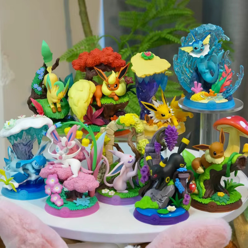 Funism Pokémon Relaxing Eevee Series, Blindbox-Ornamentfiguren - Bild 1
