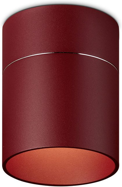 Oligo Tudor M LED-Deckenleuchte in Rot Matt mit Tunable White (2200K - 5000K) und Casambi-Steuerung - Bild 1