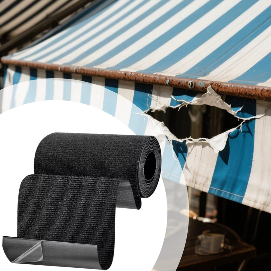 Selbstklebendes Stoffband in Schwarz für Kleidung, Polsterung, Markisen und Möbel - Bild 3