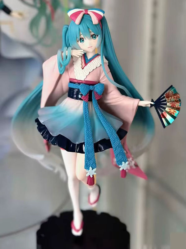 Bandai Hatsune Miku Tenitol Neo Tokyo Serie Kimono Sammlerfigur, mehrfarbig, Höhe: 20 cm - Bild 7