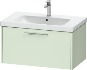 Duravit Waschtischunterschrank D-Code in Grün mit 1 Auszug, B/T/H: 78,4 x 40 x 46 cm - Bild 1
