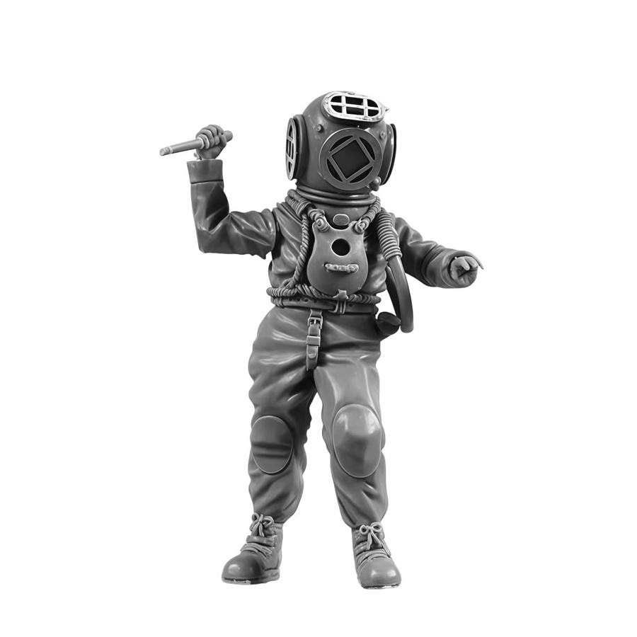 MEEKLION MODEL Taucher, 1/35 Resin-Modellbausatz, unbemalt, unmontiert - Bild 2