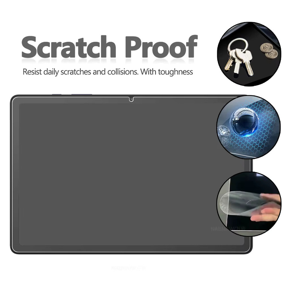 2 Stück Samsung Galaxy Tab A9+ A9 Plus Displayschutz aus gehärtetem Glas, kratzfest, transparent, 11 Zoll - Bild 5