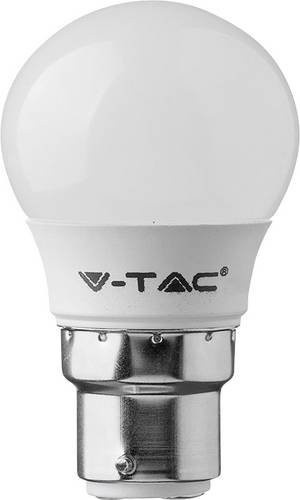 V-TAC LED Leuchtmittel B22 4,5W mit 2700K Warmweiß, Energieeffizienzklasse F - Bild 1