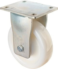 BS Schwerlastrolle RR110.B15.160 aus Kunststoff in Weiß - Bild 1
