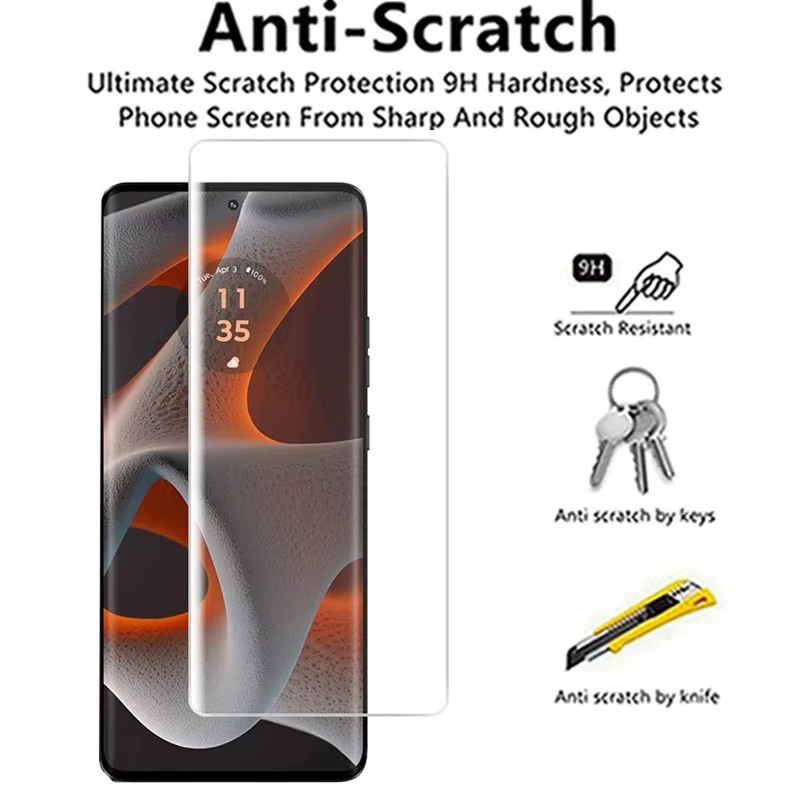 Samsung UV-Flüssig-Displayschutz aus Hartglas für Galaxy S26 Ultra S25 S24 S23 S22 S21 Ultra/Plus, transparent - Bild 3