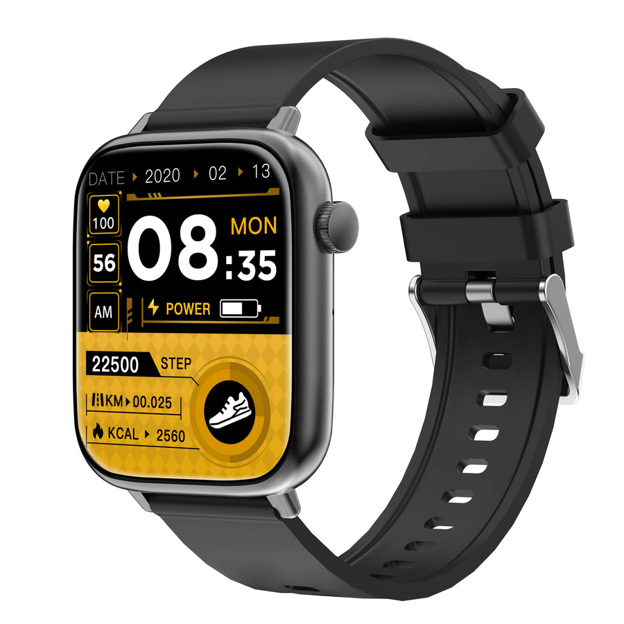 LAXASFIT Smartwatch IP68 Wasserdicht in Schwarz mit Bluetooth-Anruf und Herzfrequenz-, Blutdruck- sowie Blutsauerstoffmessung - Bild 6
