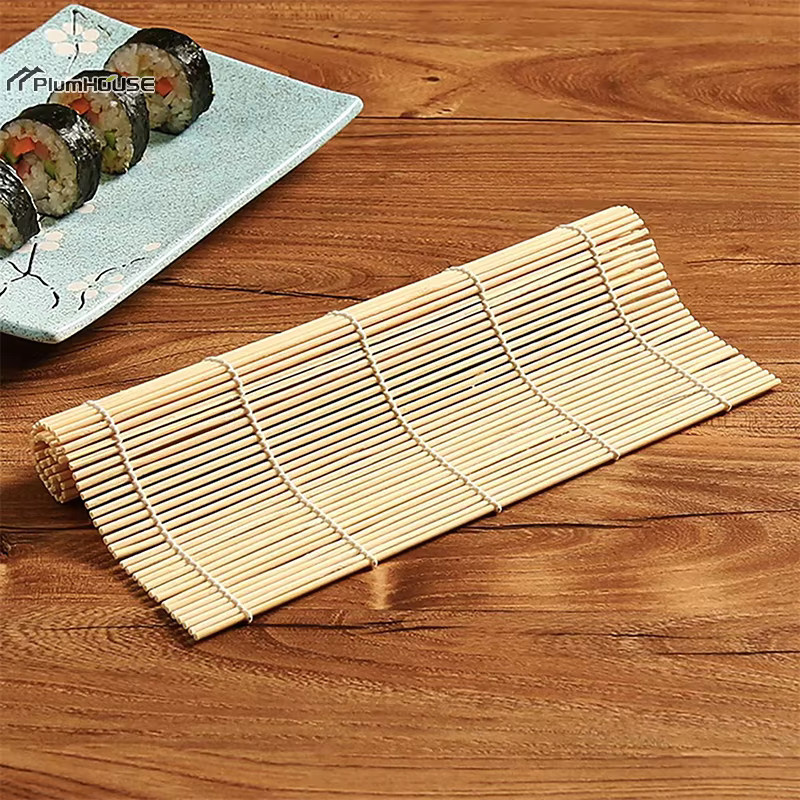 PlumHOUSE Sushi Bambus Rollmatte Beige, B/B: 24 x 24 cm - Bild 2