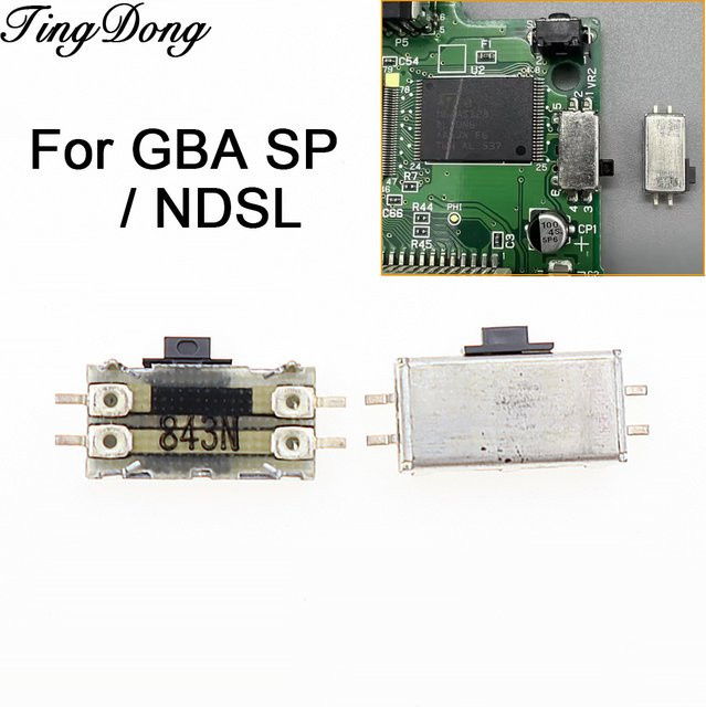 TingDong Lautstärke-Schiebeschalter für Gameboy Advance SP und NDS Lite Reparatur-Teil - Bild 1