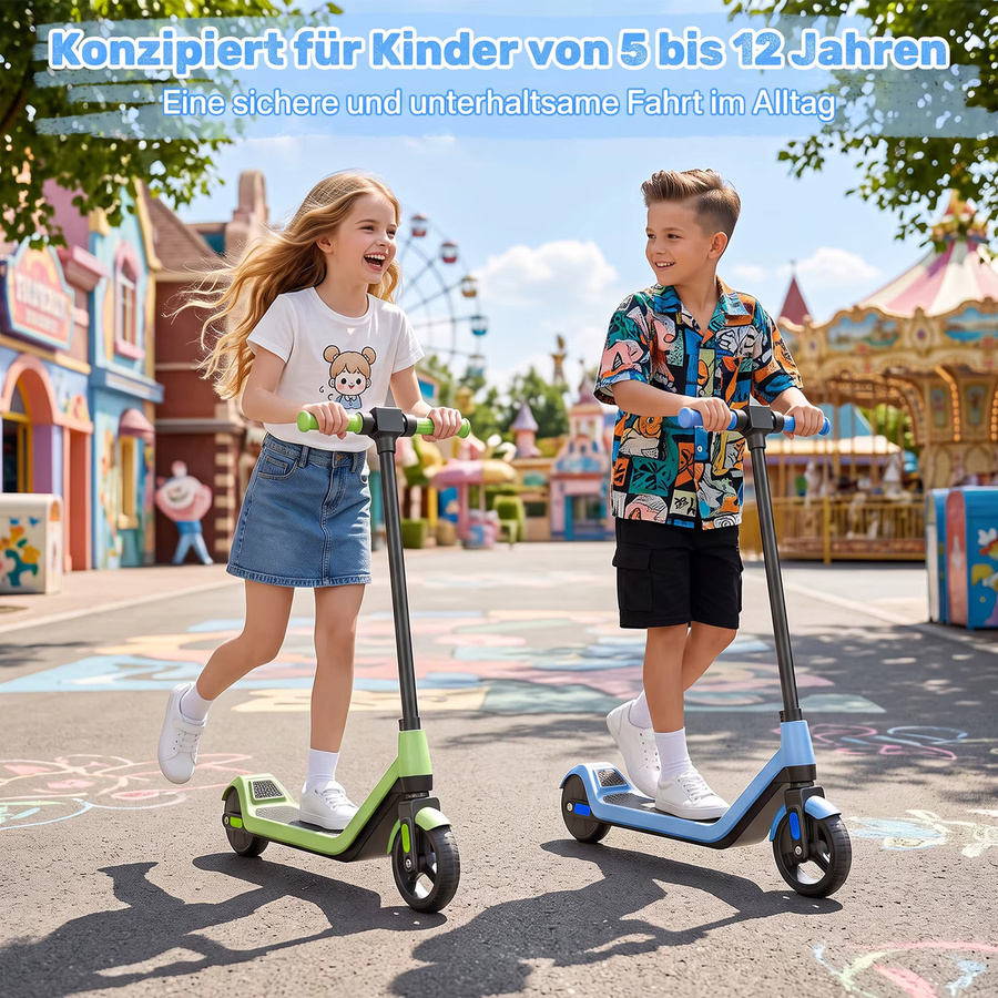 TODIMART T1 Elektroroller, ab 6 Jahre, Bunt / Mehrfarbig - Bild 2