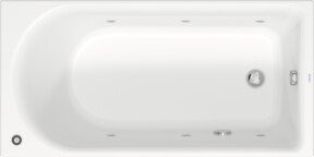 Duravit Rechteck-Whirlwanne D-Neo in Weiß, Einbauversion, B: 150 cm, T: 75 cm, H: 190 cm - Bild 1