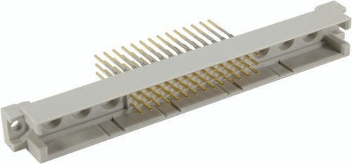 Harting Messerleiste 09731426974 aus Messing in Grau mit 3 Reihen - Bild 1
