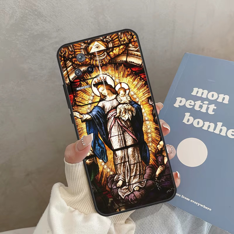 Christliche Schutzhülle Jungfrau Maria für Xiaomi 13T 14T 15T Pro 14 15 17 Ultra und POCO X8 Pro Max X5 X6 X7 F5 F6 F7 F8 Pro in Multicolour - Bild 2