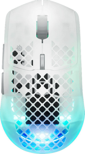 SteelSeries Aerox 3 Wireless Gen 2 Gaming-Maus Ghost in White und Transparent mit Bluetooth und USB-A Anschluss - Bild 1