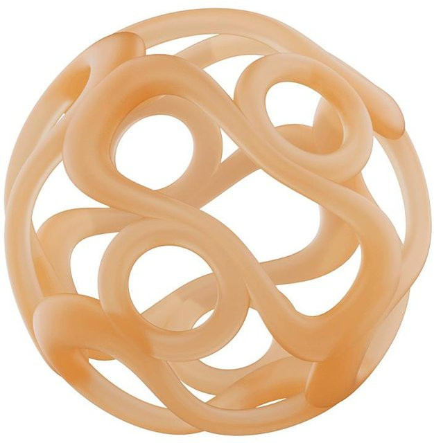 Wucifang Bags Zahnungsspielzeug aus Silikon mit Schnullerclip-Kette und Silikonperlen in Bunt/Mehrfarbig und Beige für Säuglinge - Bild 1