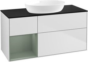 V&B Waschtischunterschrank Finion in Weiß lackiert, Breite: 120 cm, Tiefe: 50,1 cm, Höhe: 50,1 cm - Bild 1