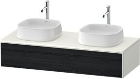 Duravit Waschtischunterschrank Zencha in Schwarz und Weiß mit Einrichtungs-System B/T: 130 x 55 x 28,1 cm - Bild 1
