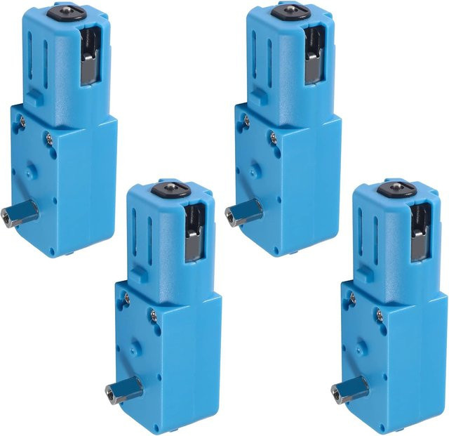 4 Stück T-Getriebemotor Mini DC 6V, mit Metallgetriebe - Bild 1