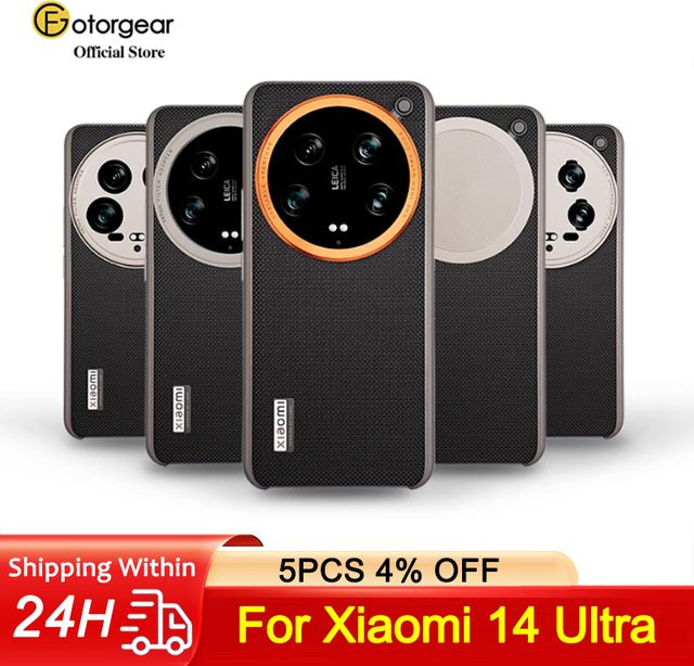 Fotorgear Professional Photography Kit für Xiaomi 14 Ultra in Schwarz mit Objektivdeckel, 67 mm Filter-Adapterring und T-Mount/17 mm Objektiv-Adapterring - Bild 1