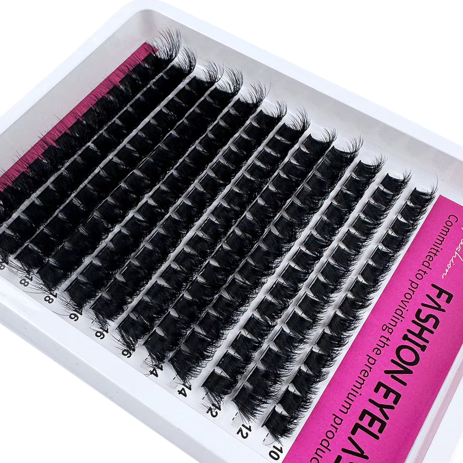 UMIRYAO DIY Cluster-Wimpern, Black, 10–20 mm, 0,07 mm, Unisex - Bild 5