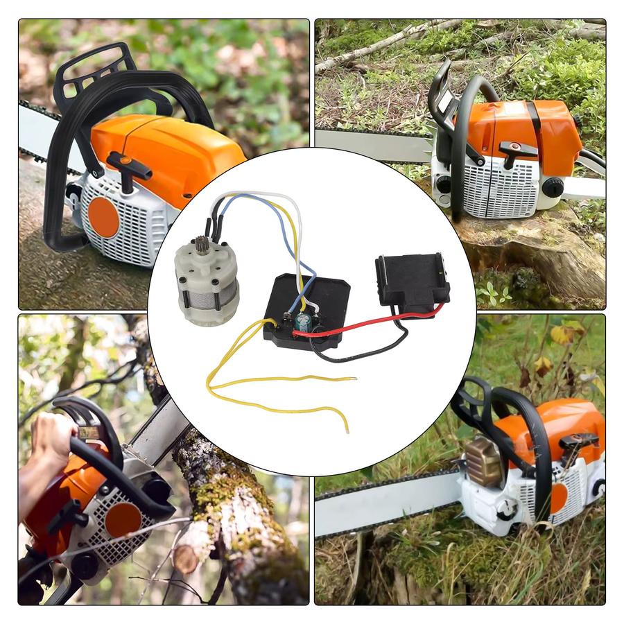 VIBRATITE Bürstenlose Motorbaugruppe für Kettensägen mit 14-Zahn-Motor und Metallgehäuse - Bild 3