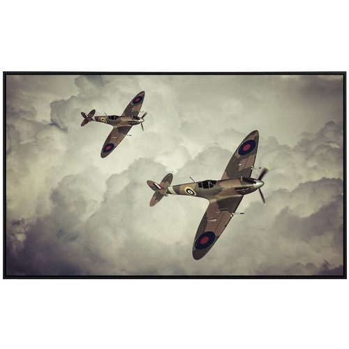 papermoon EcoHeat Infrarotheizung Spitfires Vintage Artwork, Matt-Effekt, bunt - Bild 2