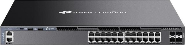 TP-Link Omada SG6428X Managed L3 Gigabit Ethernet Netzwerk-Switch, 1U, Schwarz - Bild 1