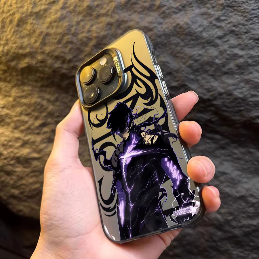Sturzsichere S-Solo Leveling Anime Handyhülle für iPhone Modelle in Multicolour von Potdemiel - Bild 2