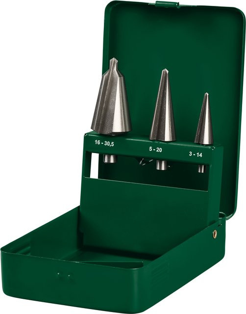 Parkside HSS Blechschälbohrer-Set 3-teilig in Silber - Bild 1