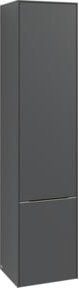 Villeroy & Boch Hochschrank Subway 3.0 in Schwarz Matt mit Glastüren, B/T/H: 40 x 36,2 x 171 cm - Bild 1