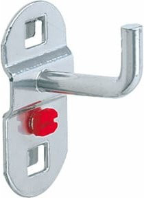 Rocholz Werkzeughalter Haken mit senkrechtem Hakenende aus Aluminium in Silber Matt - Bild 1