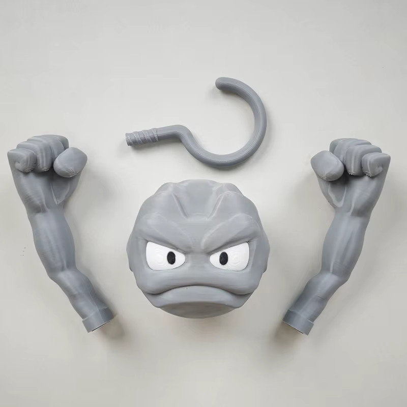 Bandai Pokemon Geodude Actionfigur, Rutschfester Kleiderbügel, Spielzeug - Bild 2