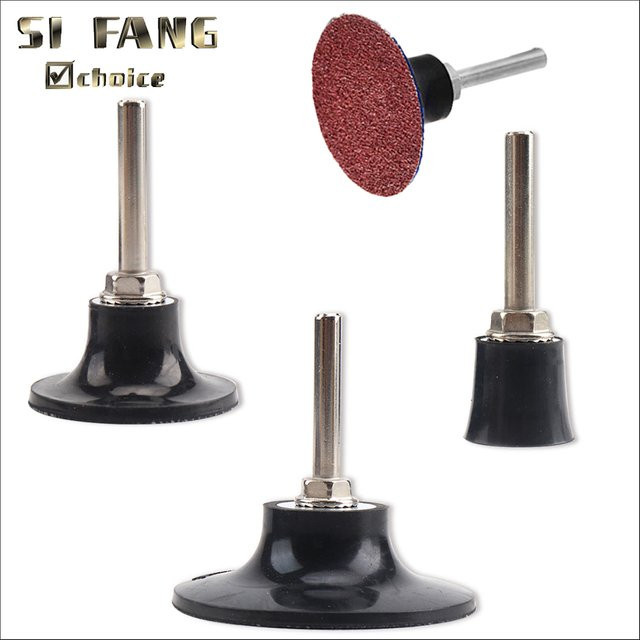 SI FANG Schleifscheibenhalter Schnellwechseladapter mit 1/4 Zoll Schaft in Schwarz für Schleifen und Polieren - Bild 1