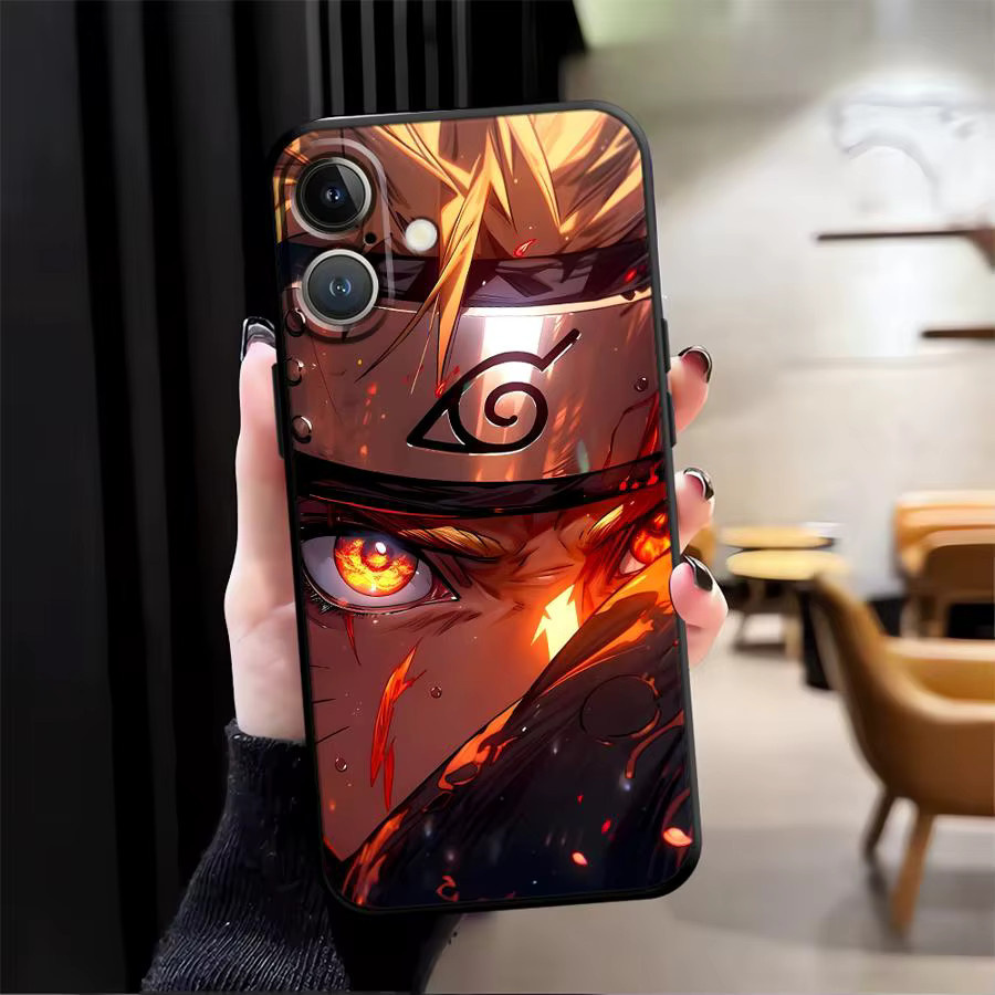 Naruto Handyhülle für iPhone Modelle in Schwarz und Multicolour weiche Schutzhülle - Bild 5