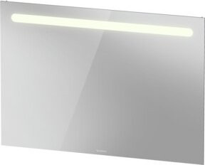 Duravit Lichtspiegel No.1 Badspiegel mit LED und Lichtfeld oben, Weiß, B/T/H: 100 x 3,5 x 70 cm - Bild 1