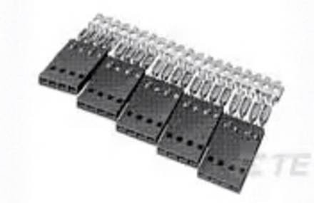 TE Connectivity Einbau-Stiftleiste Standard Schwarz 5-103951-4 - Bild 1