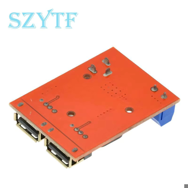 SZYTF LM2596 DC-DC Buck Konverter Modul mit Dual USB Ausgang und Schalter für 9V / 12V / 24V / 36V 3A Netzteil - Bild 2