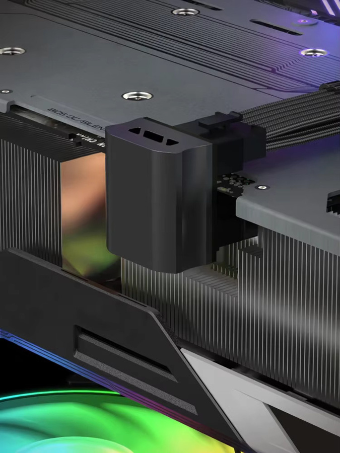 ATX 3.0 12VHPWR PCI-E 5.0 16-Pin Stromanschluss für Grafikkarten 600W in Schwarz - Bild 5